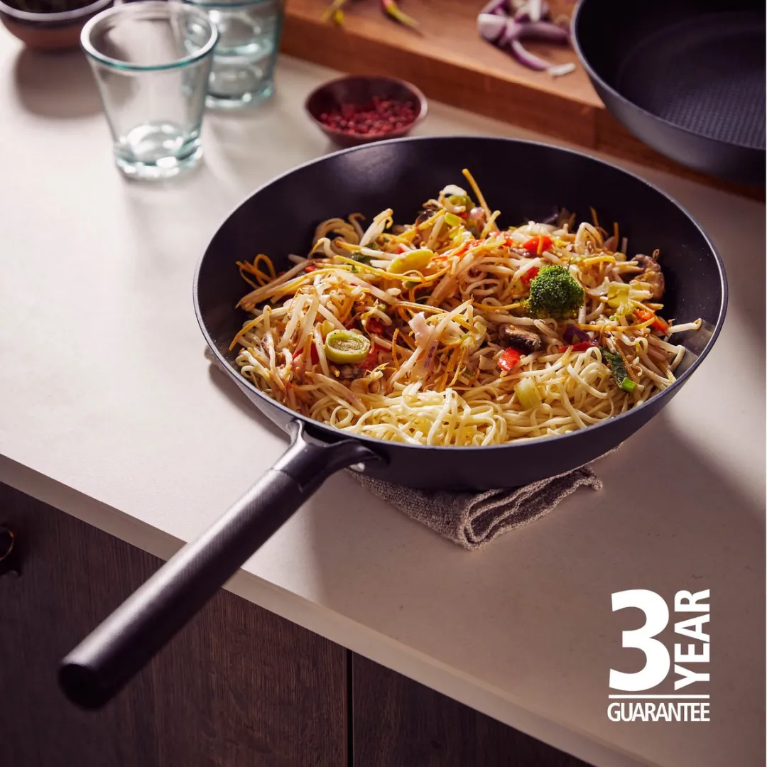 Brabantia Patron Wokpan 28cm - Inductie - Zwart - afbeelding 6 van 6