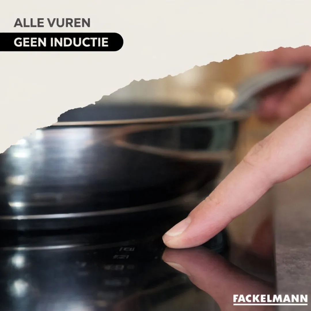 Fackelmann Genève Roestvrijstalen Set 5-delig - 28cm + 12/16/20cm