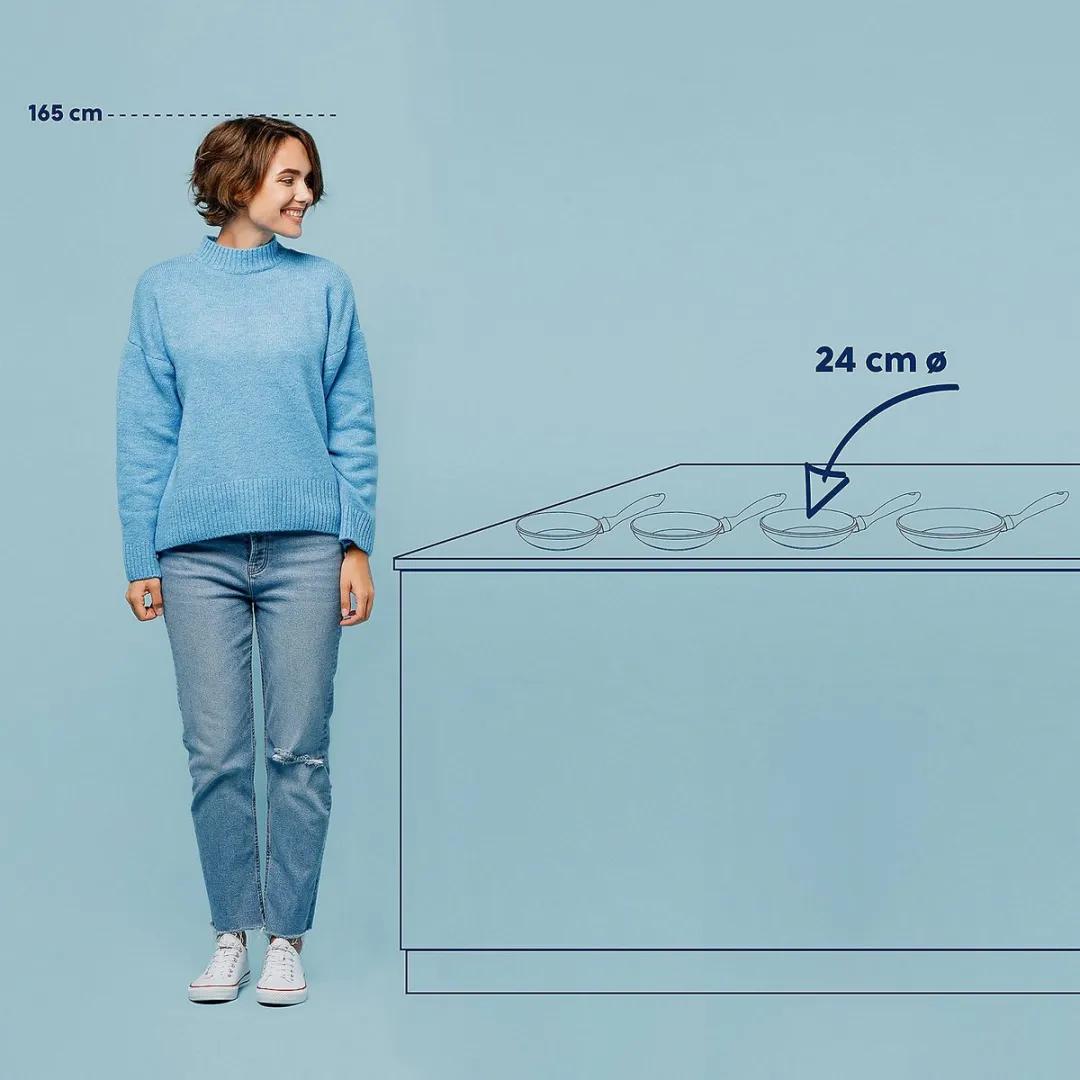 Kela Kerros Koekenpan 24cm - Zwart