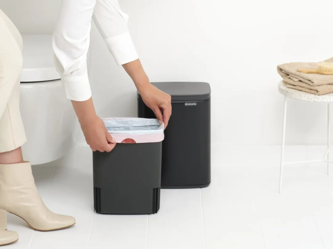 Brabantia Bo Prullenbak 7L Matt Black - afbeelding 6 van 6