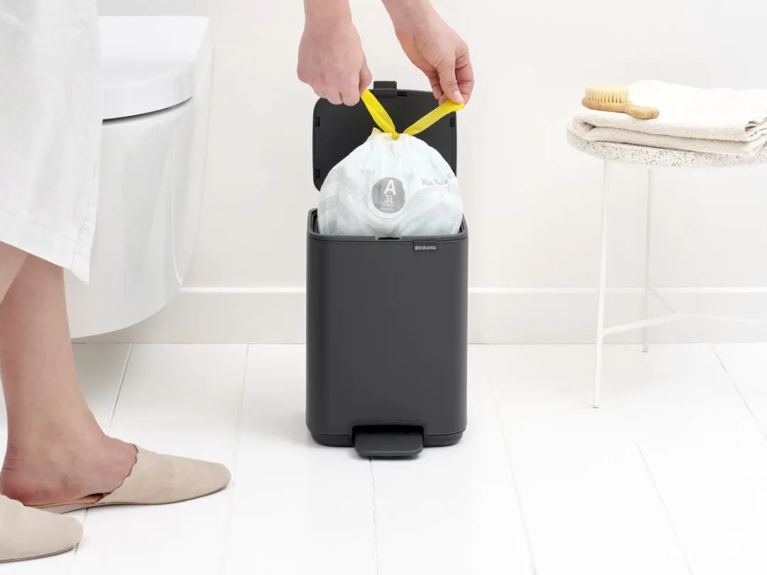 Brabantia Bo Pedaalemmer 4L - Mineral Infinite Grey - afbeelding 6 van 6