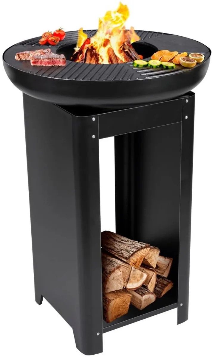 Alpina 3-in-1 Vuurkorf & Grillplaat 61x90cm