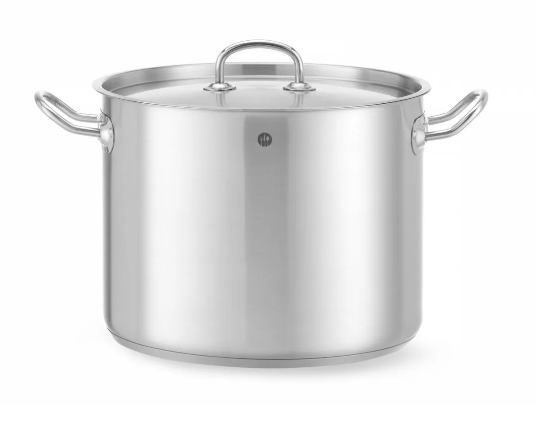 HENDI Kookpan 13,5L - Sandwichbodem - Grijs