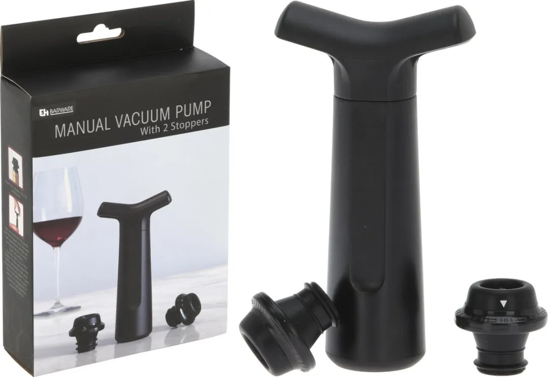 Excellent Houseware Vacuüm Wijnpomp EH-1204100 - 3 Stuks