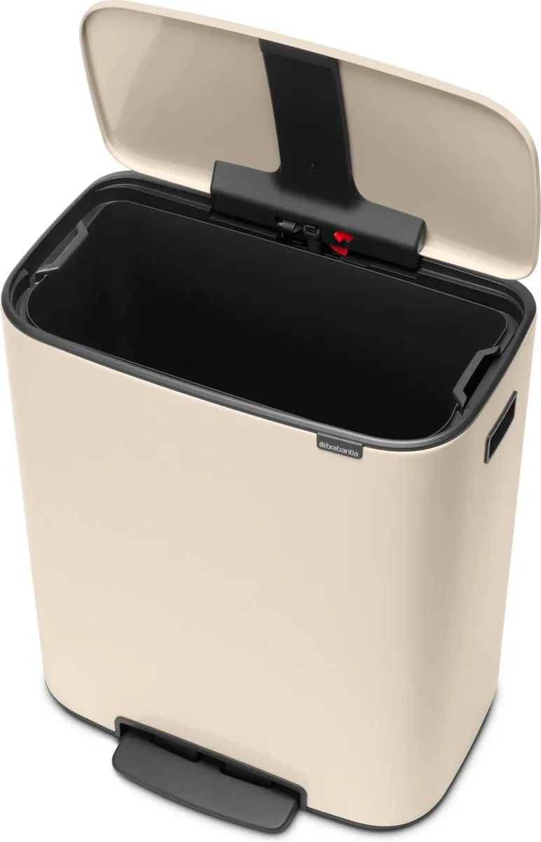 Brabantia Bo Prullenbak 60L - 1 Vak - Soft Beige
