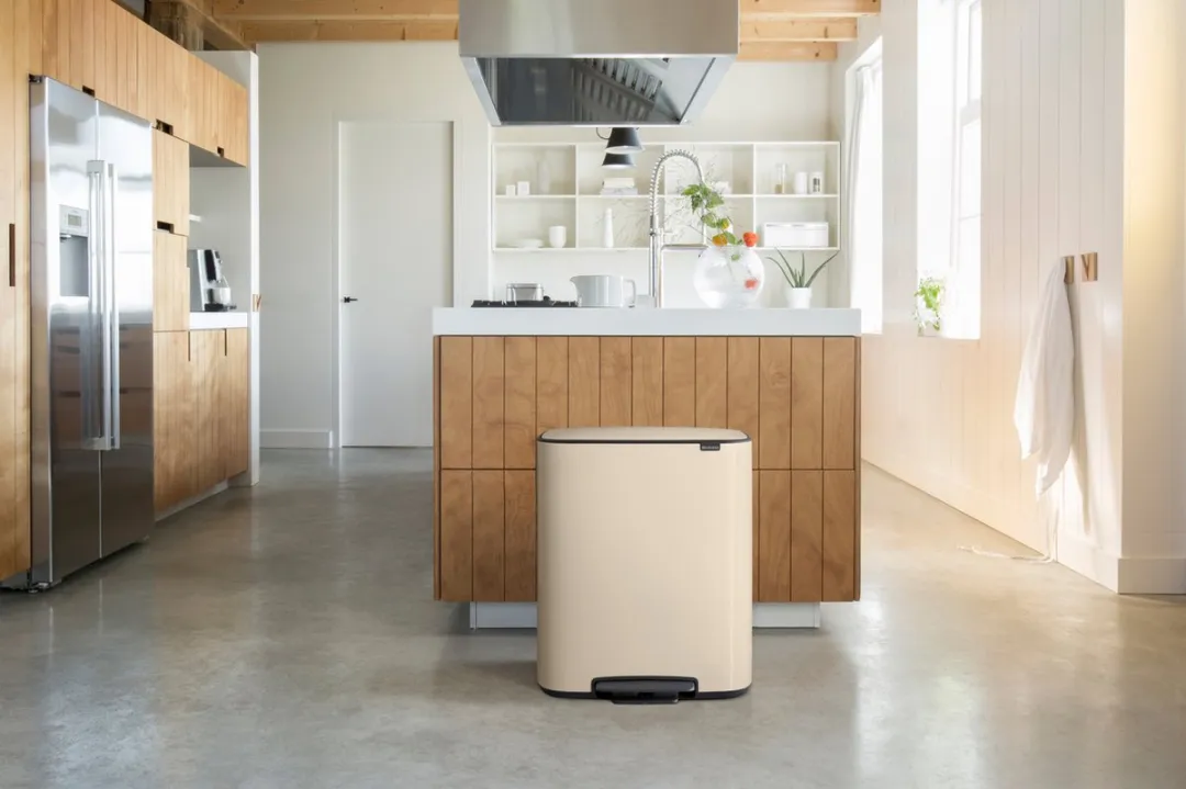 Brabantia Bo Prullenbak 60L - 1 Vak - Soft Beige