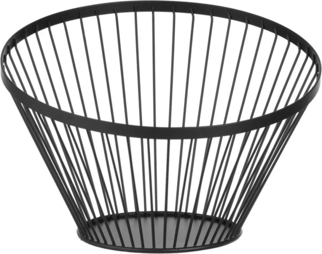 HENDI Fruitkorf 427071 - ⌀30cm x 20,5cm - Zwart