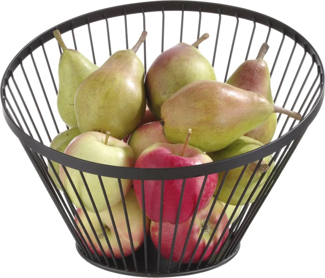 HENDI Fruitkorf 427071 - ⌀30cm x 20,5cm - Zwart