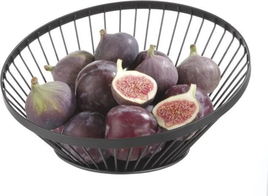 HENDI Fruitkorf 427071 - ⌀30cm x 20,5cm - Zwart