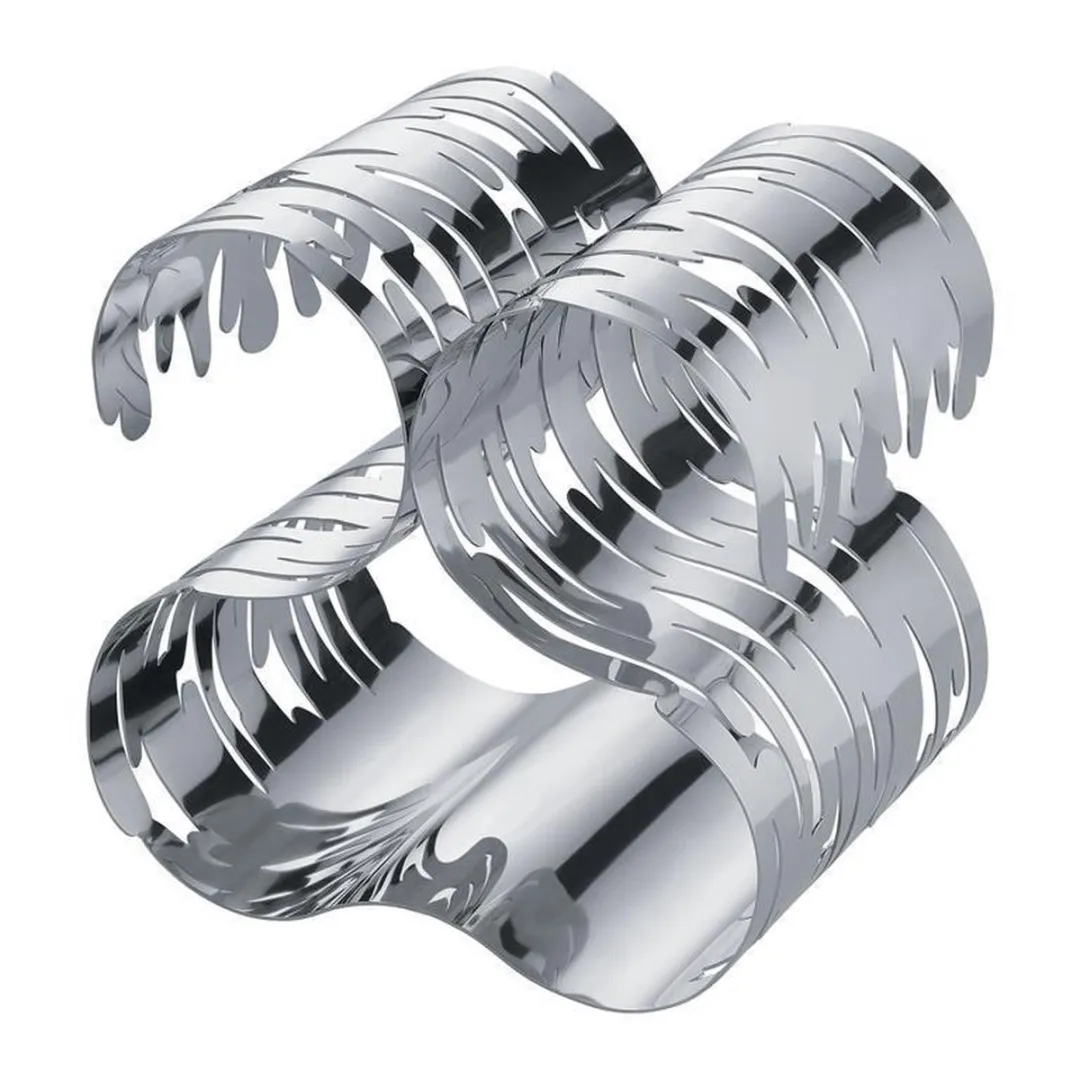 Alessi Barkcellar RVS Wijnrek