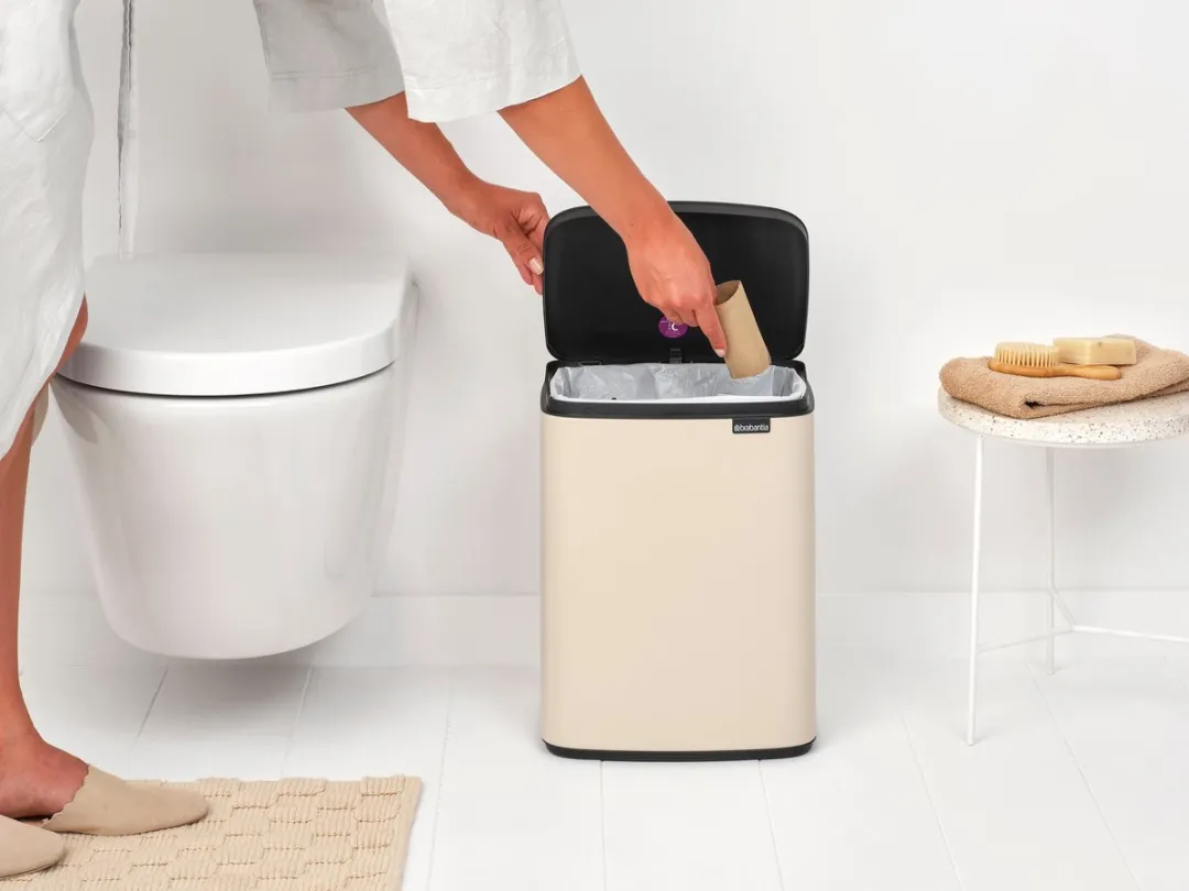 Brabantia Bo Prullenbak 12L - Soft Beige - afbeelding 6 van 6