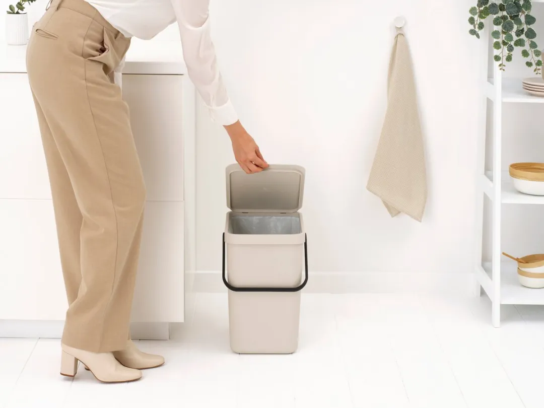 Brabantia Sort & Go Prullenbak 25L - Soft Beige