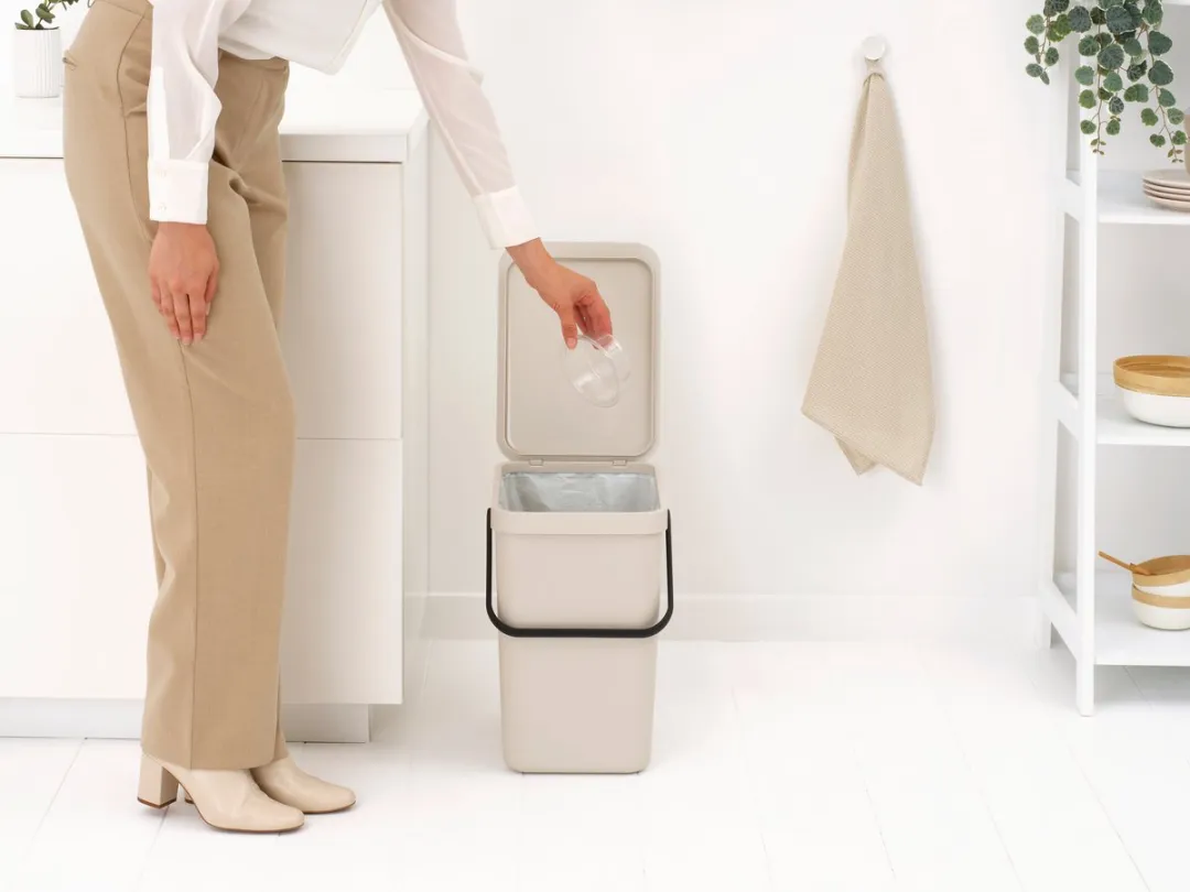 Brabantia Sort & Go Prullenbak 25L - Soft Beige