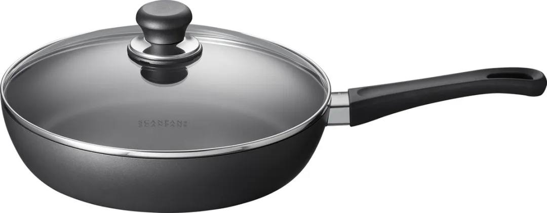Scanpan Classic Sauteerpan 28cm - Glasdeksel - Zwart