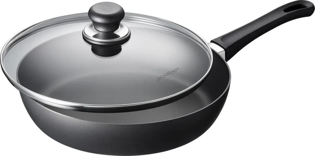 Scanpan Classic Sauteerpan 28cm - Glasdeksel - Zwart