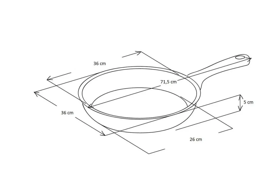 DeBuyer Mineral B Element Koekenpan 36cm - Plaatstaal