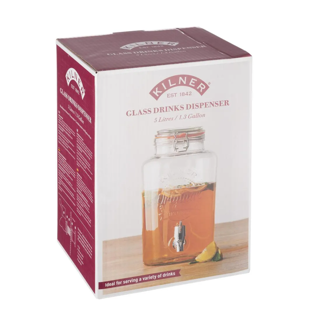 Kilner Drankdispenser 5L - Transparant