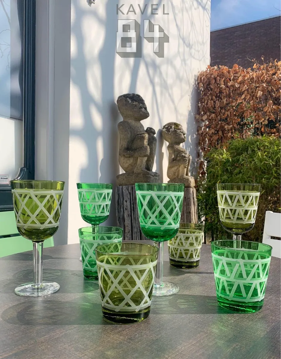 Pols Potten- Drinkglas - Tie Up- Set/4