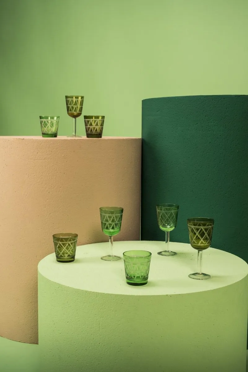 Pols Potten- Drinkglas - Tie Up- Set/4