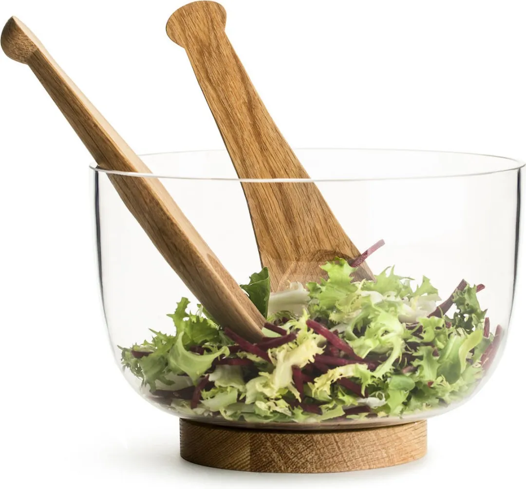 Sagaform Saladebestek 5017867 - 2 Stuks - Bruin