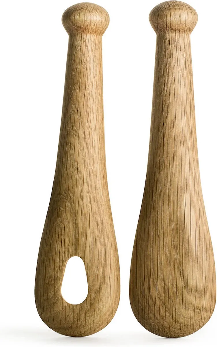 Sagaform Saladebestek 5017867 - 2 Stuks - Bruin