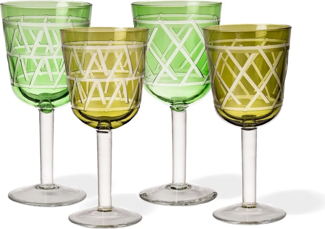Pols Potten- Wijnglas- Tie Up- Set/4