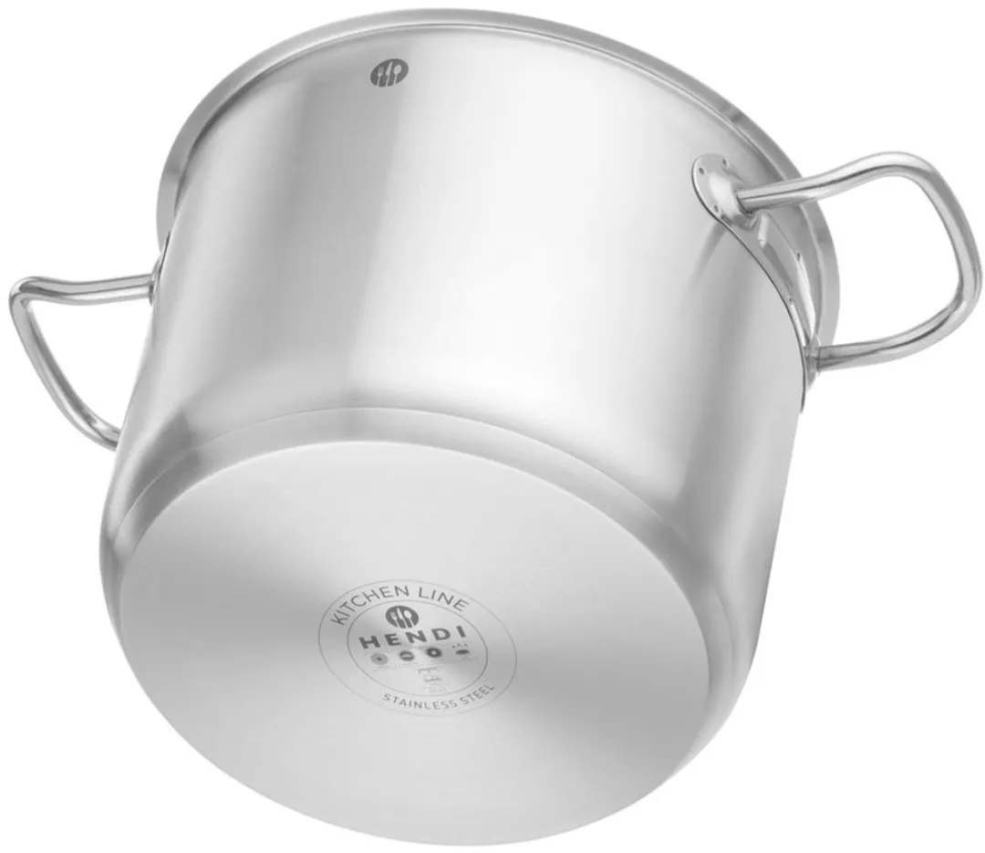 HENDI Hoge Kookpan 5L - Inductie - Rvs