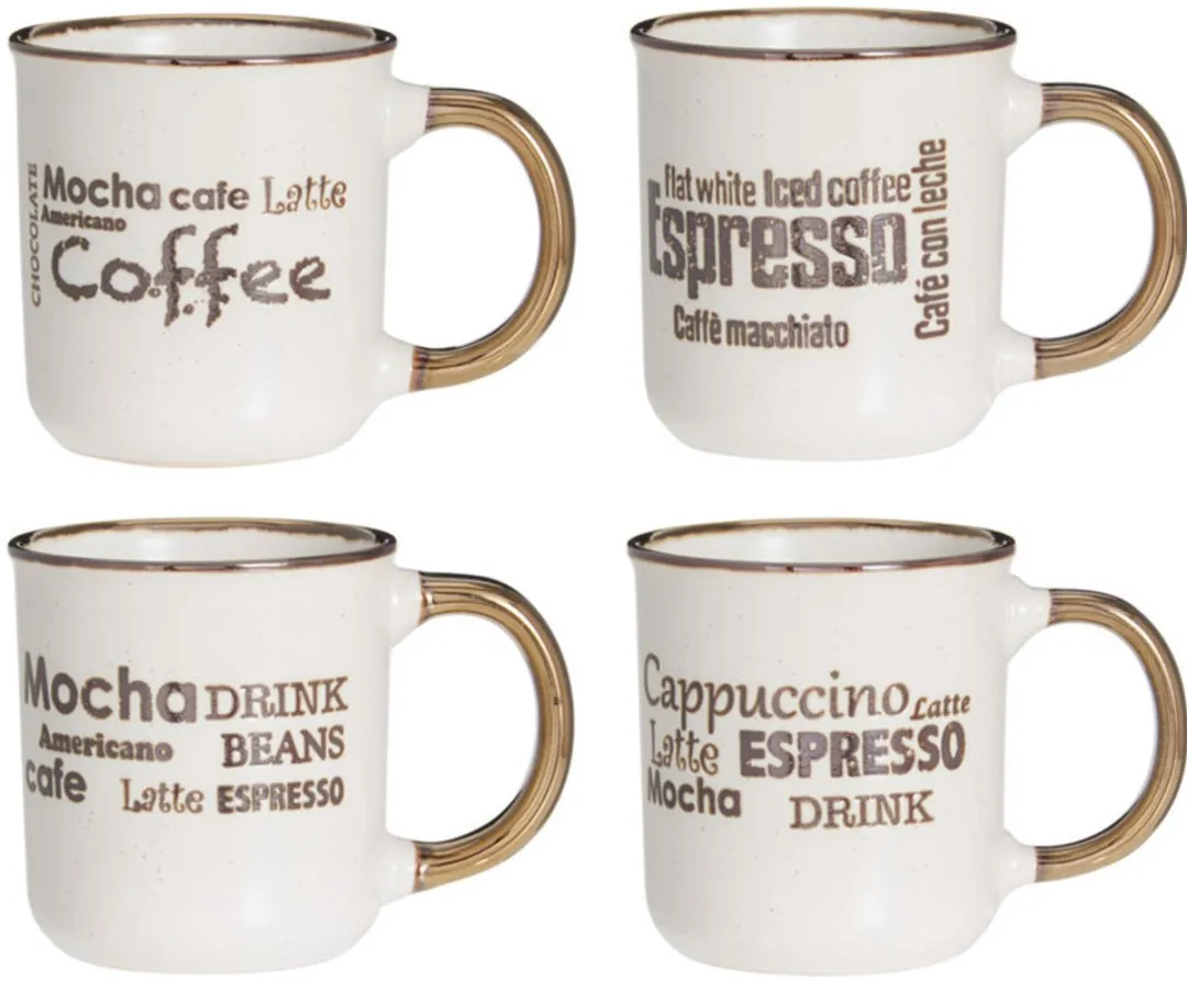 Excellent Houseware Koffiemokken 200ml
