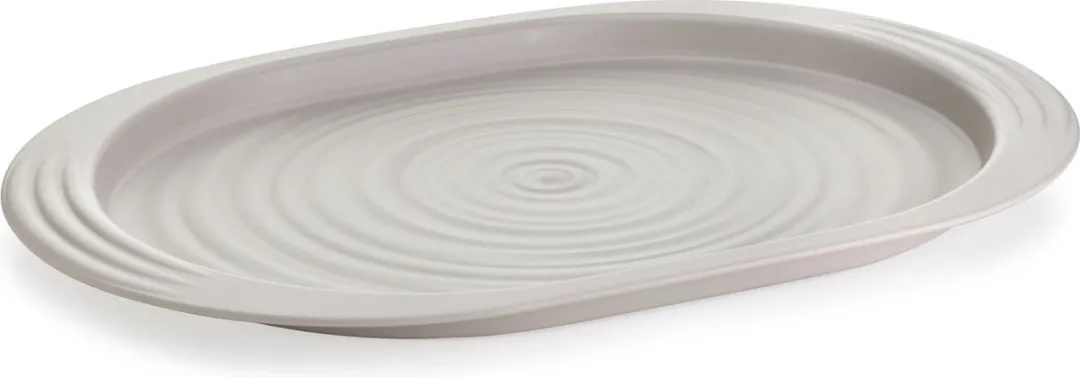 Guzzini- Tierra - serveerschaal - L - Taupe
