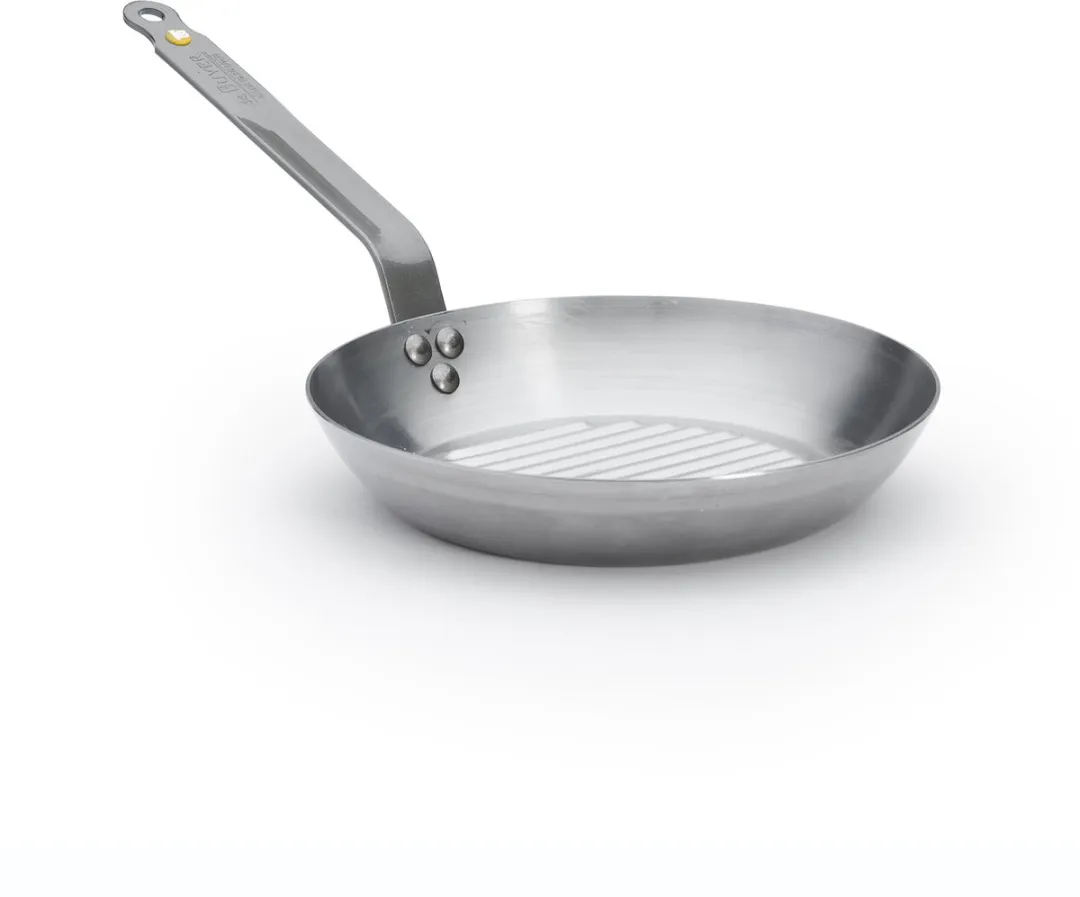 DeBuyer Mineral B Grillpan 26cm - Plaatstaal