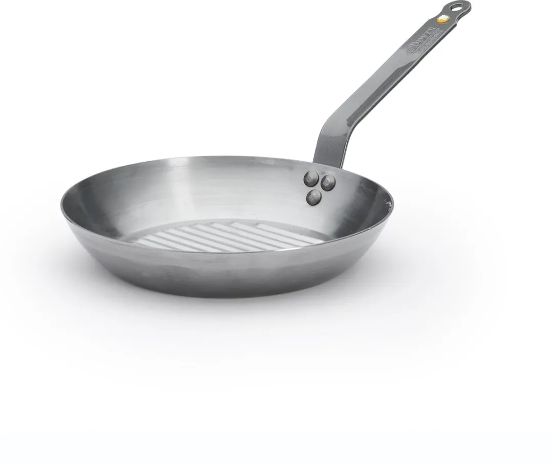 DeBuyer Mineral B Grillpan 26cm - Plaatstaal