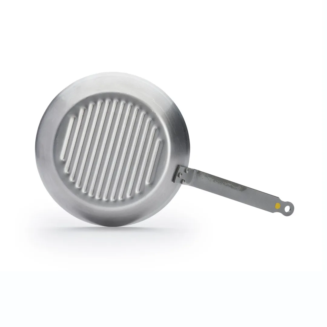 DeBuyer Mineral B Grillpan 26cm - Plaatstaal - afbeelding 6 van 6