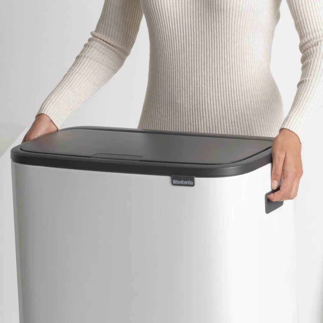Brabantia Bo Touch Bin Prullenbak - 60 liter - 1 vak - White