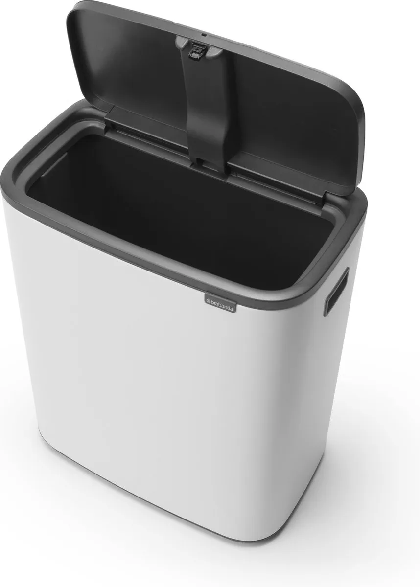 Brabantia Bo Touch Bin Prullenbak - 60 liter - 1 vak - White