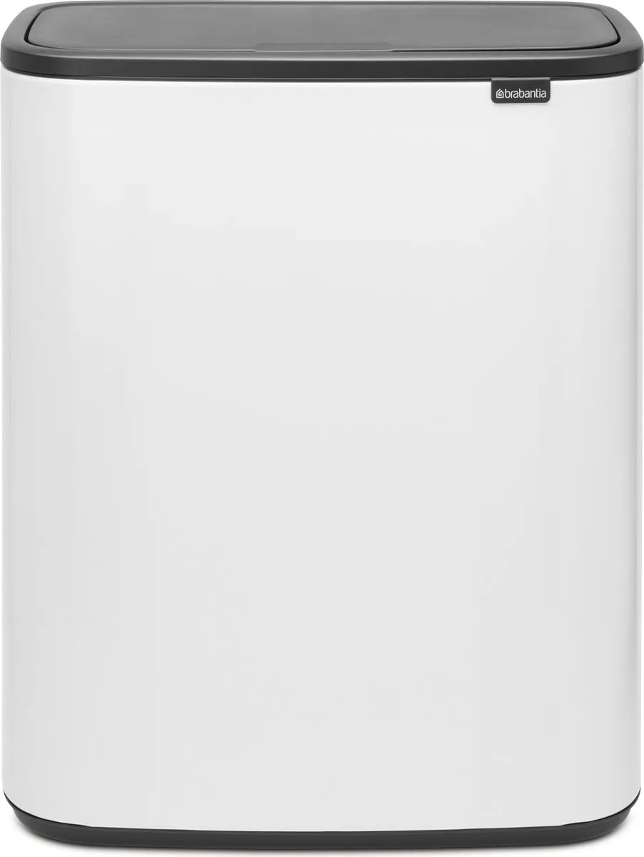 Brabantia Bo Touch Bin Prullenbak - 60 liter - 1 vak - White