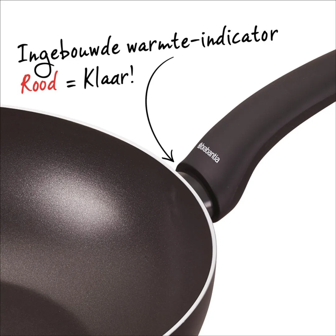 Brabantia Wokpan 28cm - Zwart