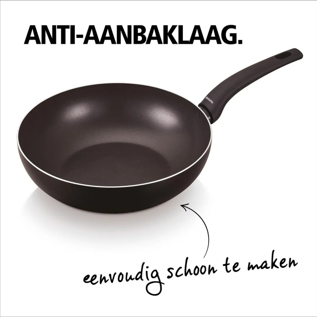 Brabantia Wokpan 28cm - Zwart