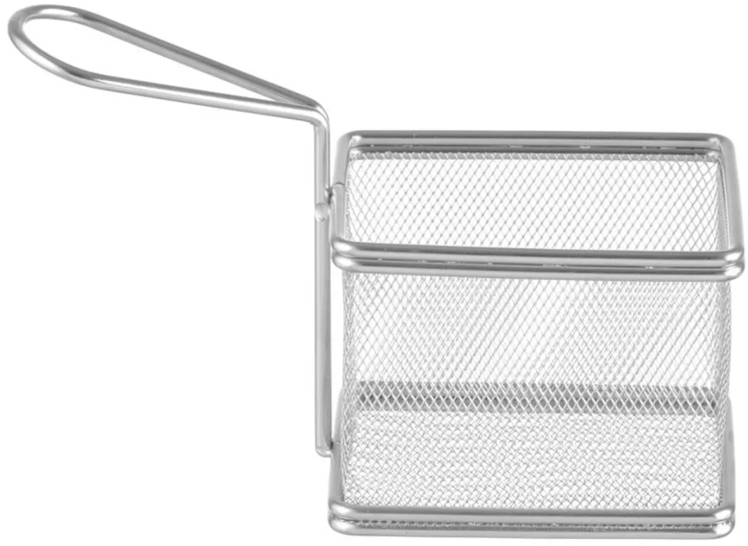 HENDI Mini Frietmandje RVS 10x8x6,5cm - Zilver