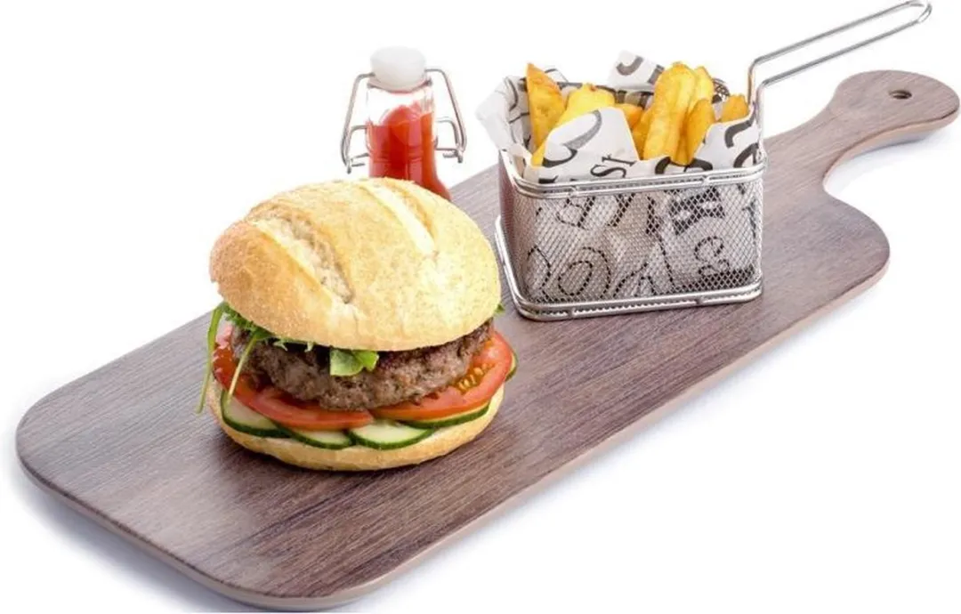 HENDI Mini Frietmandje RVS 10x8x6,5cm - Zilver