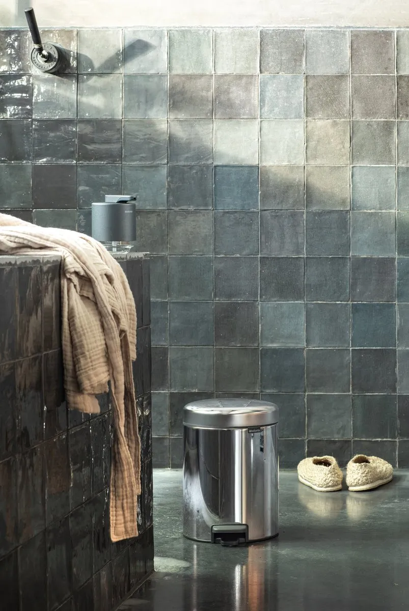 Brabantia NewIcon Prullenbak 5L - Brilliant Steel
