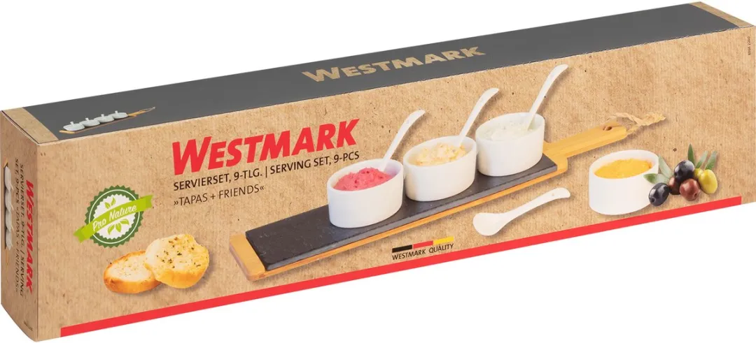 Westmark Tapas + Friends Serveerset 9-delig - Meerkleurig - afbeelding 6 van 6