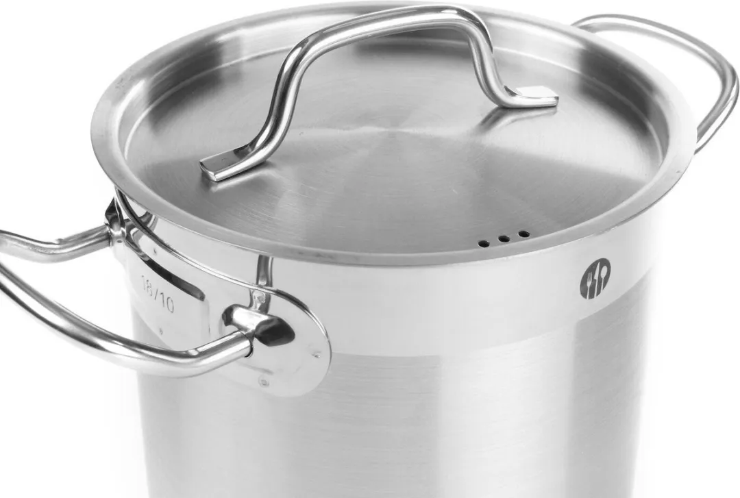HENDI Kookpan Sandwichbodem 7L Inductie - 24cm Grijs