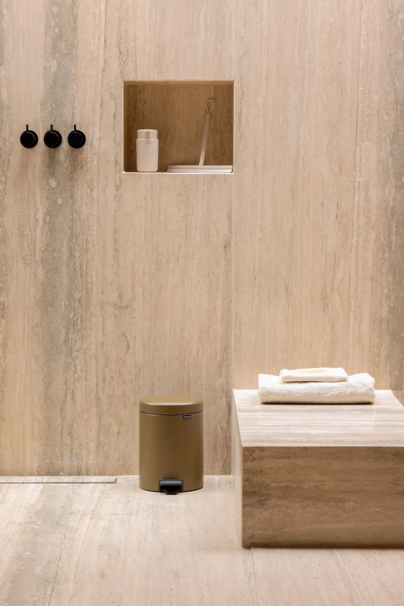 Brabantia NewIcon Prullenbak 5L - Warm Brass