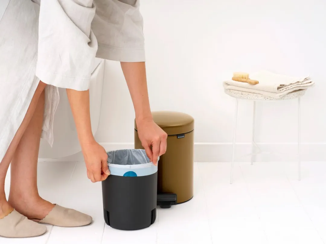 Brabantia NewIcon Prullenbak 5L - Warm Brass
