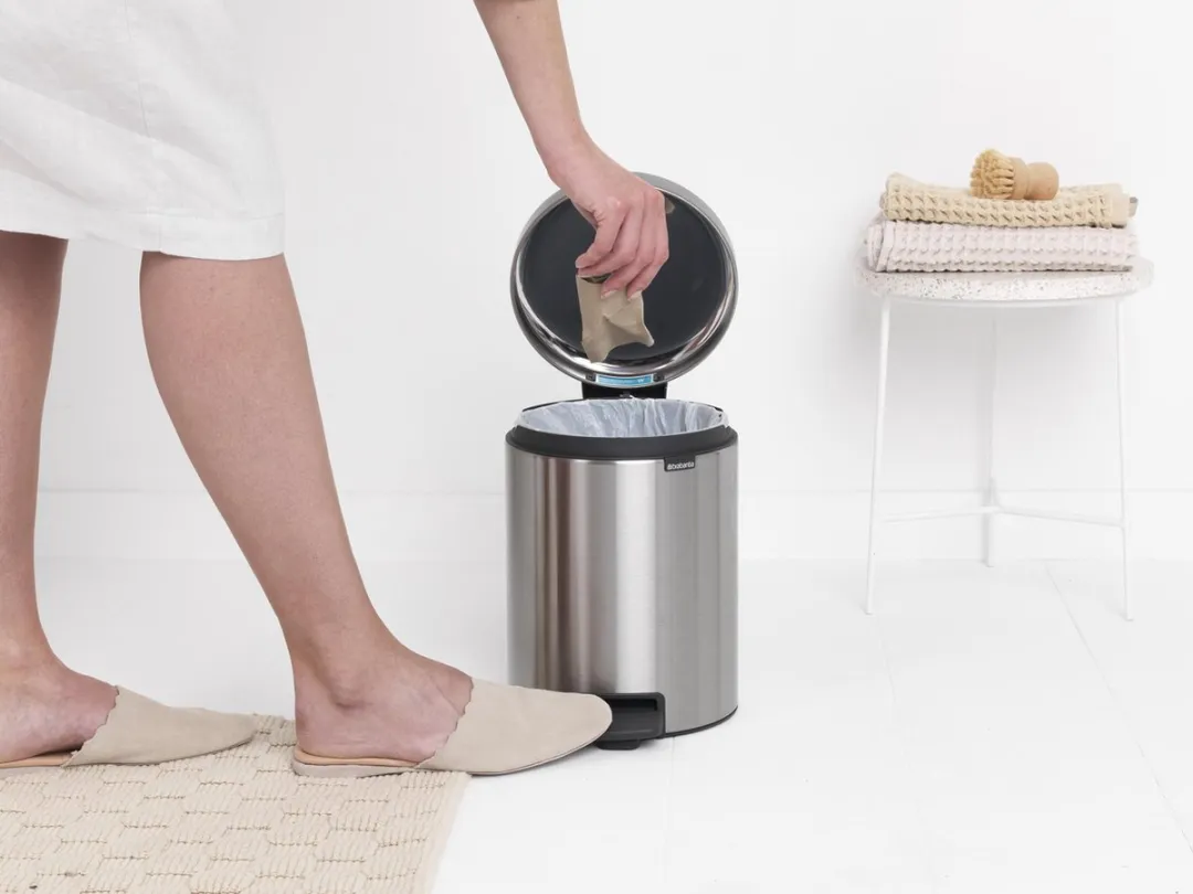 Brabantia NewIcon Prullenbak 5L Matt Steel Fingerprint Proof
