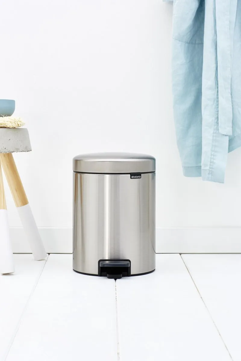 Brabantia NewIcon Prullenbak 5L Matt Steel Fingerprint Proof