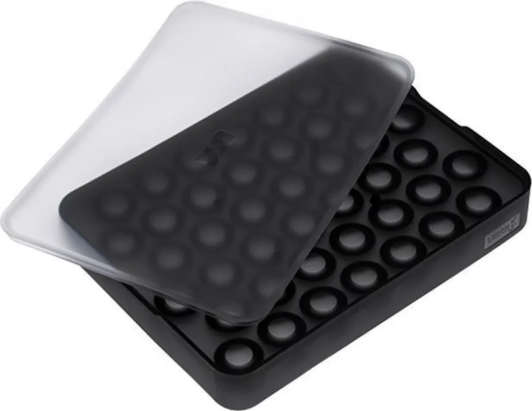 Lurch IJsblokjesvorm 20x15cm - 42 Stuks - Zwart