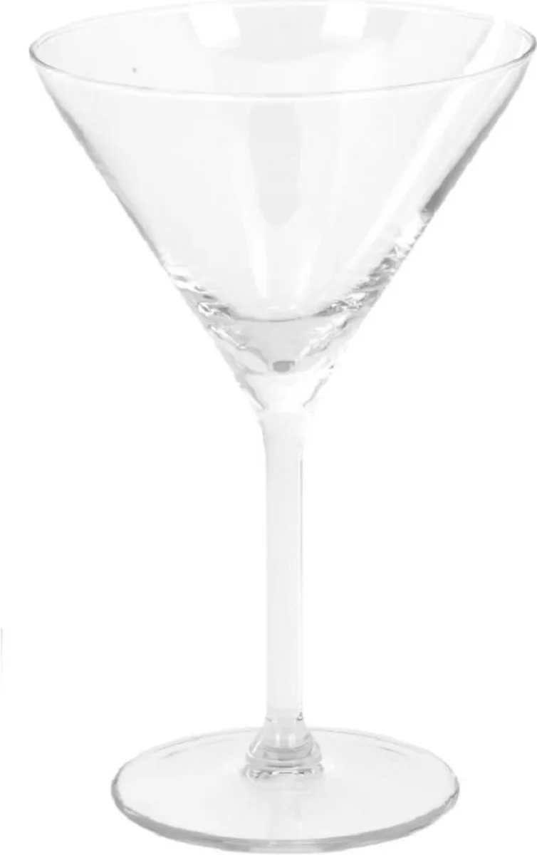 Excellent Houseware Cocktailset - 500ml Shaker + 4x Martini Glazen 260ml