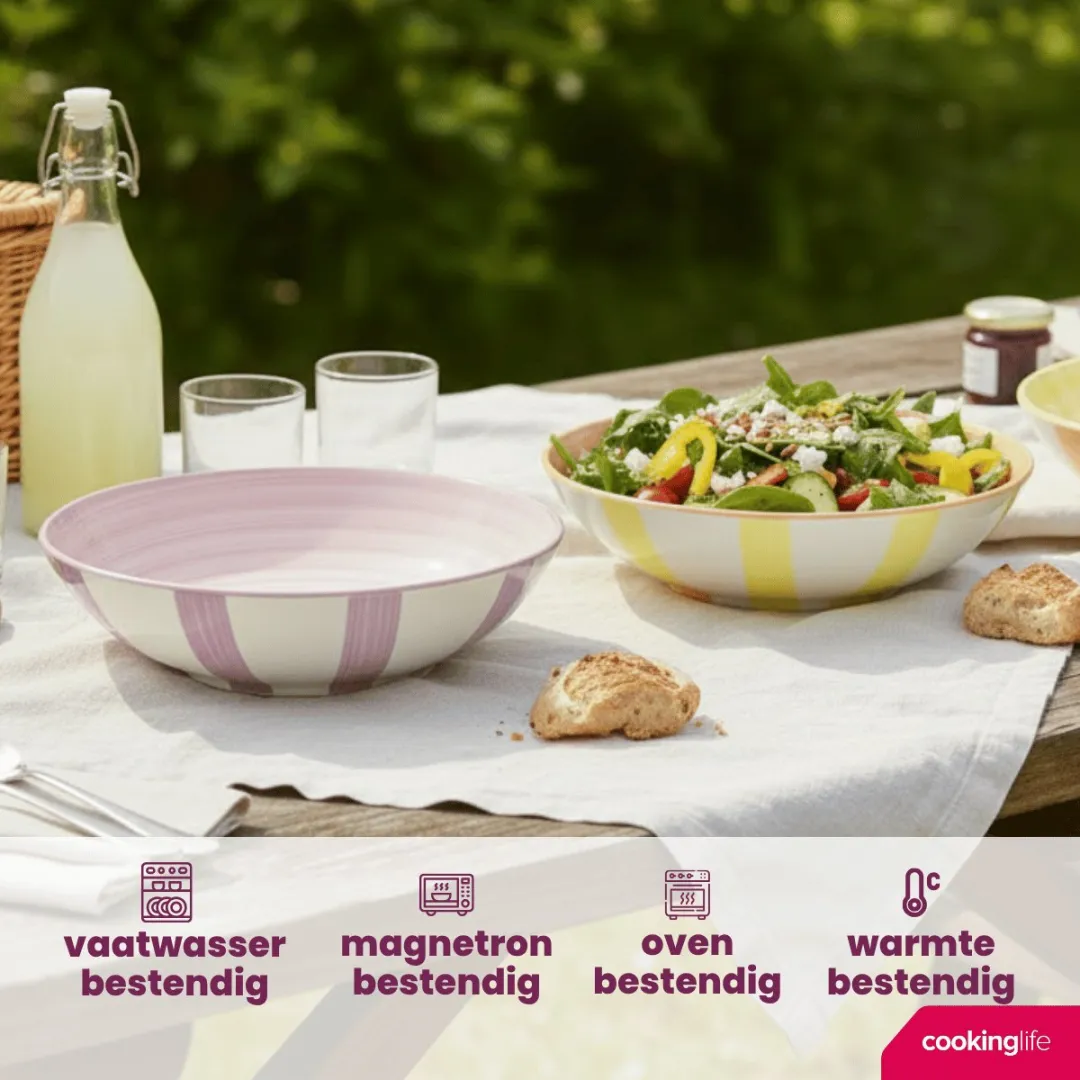 Cookinglife Diepe Borden Spring Vibes 6-delig - Ø21cm