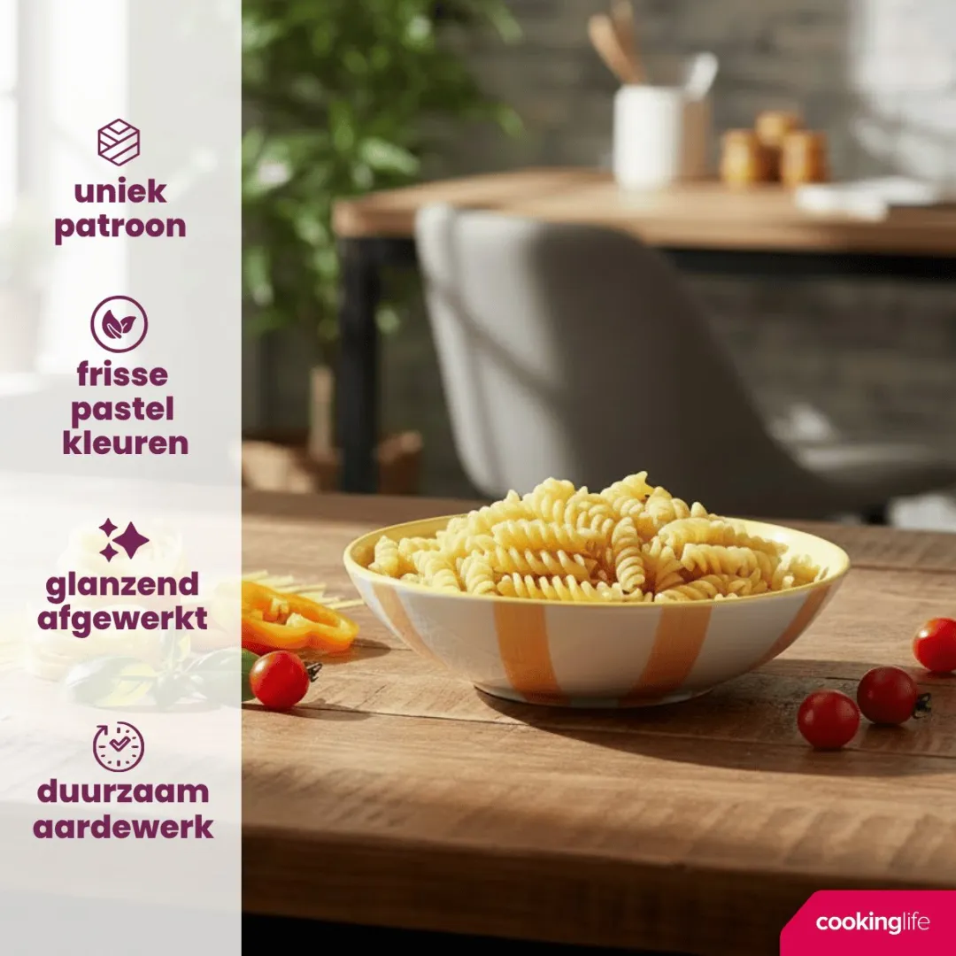 Cookinglife Diepe Borden Spring Vibes 6-delig - Ø21cm